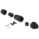Amphenol Industrial Circular Connector 3 Contacts Cable Standard Plug Male IP67 400V 16A Ecomate M Series C016 20H003 110 12