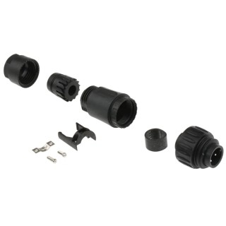 Amphenol Industrial Circular Connector 3 Contacts Cable Standard Plug Male IP67 400V 16A Ecomate M Series C016 20H003 110 12