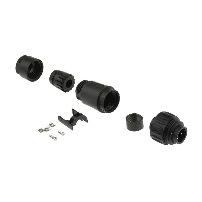 Amphenol Industrial Circular Connector 3 Contacts Cable Standard Plug Male IP67 400V 16A Ecomate M Series C016 20H003 110 12