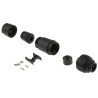 Amphenol Industrial Circular Connector 3 Contacts Cable Standard Plug Male IP67 400V 16A Ecomate M Series C016 20H003 110 12