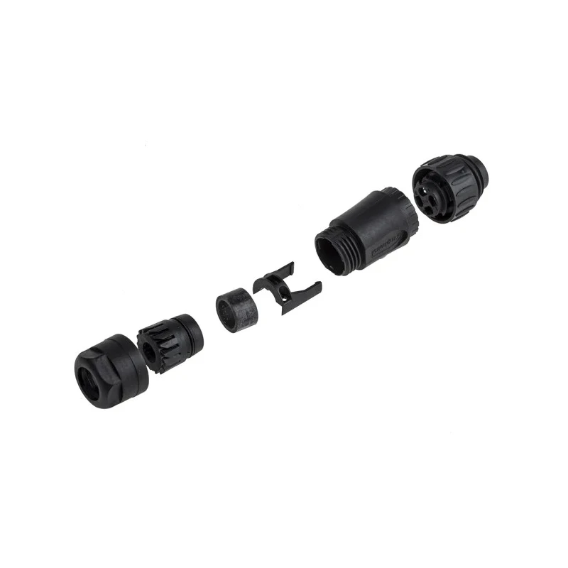 Amphenol Industrial Circular Connector 3 Contacts Cable Standard Plug Male IP67 400V 16A Ecomate M Series C016 20H003 110 12