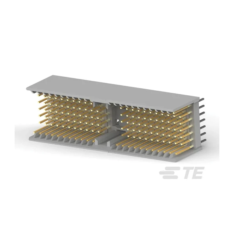 TE Connectivity 2 mm Pitch Hard Metric Type A Vertical Male Backplane Connector, 22 Column, 7 Row, 154 Way 5100668-1