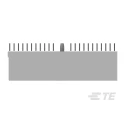 TE Connectivity 2 mm Pitch Hard Metric Type A Vertical Male Backplane Connector, 22 Column, 7 Row, 154 Way 5100668-1