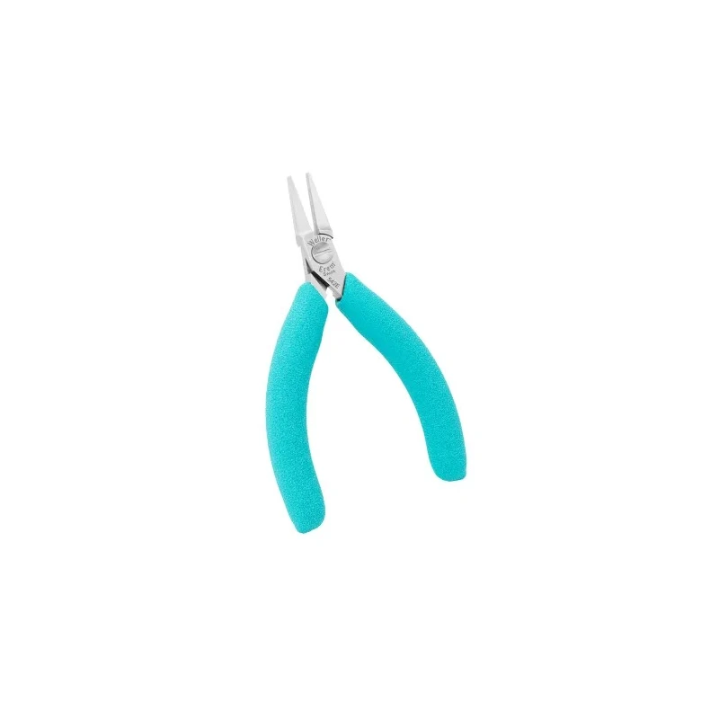 Weller Erem 1-Piece Long Nose Plier Flat Nose, 120mm Overall Length, 23mm Jaw, ESD Safe 542E