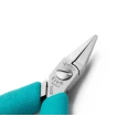 Weller Erem 1-Piece Long Nose Plier Flat Nose, 120mm Overall Length, 23mm Jaw, ESD Safe 542E