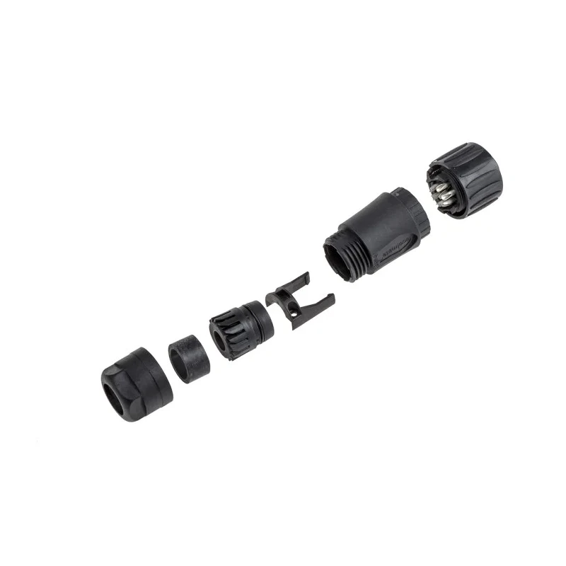 Amphenol Industrial Circular Connector 3 Contacts Cable Socket Female IP67 400V 16A Ecomate M Series C016 20D003 110 12