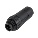 Amphenol Industrial Circular Connector, 6 Contacts, Cable Mount, Plug Male, Threaded Coupling, 10A, 250V C016 30H006 110 12