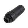 Amphenol Industrial Circular Connector, 6 Contacts, Cable Mount, Plug Male, Threaded Coupling, 10A, 250V C016 30H006 110 12