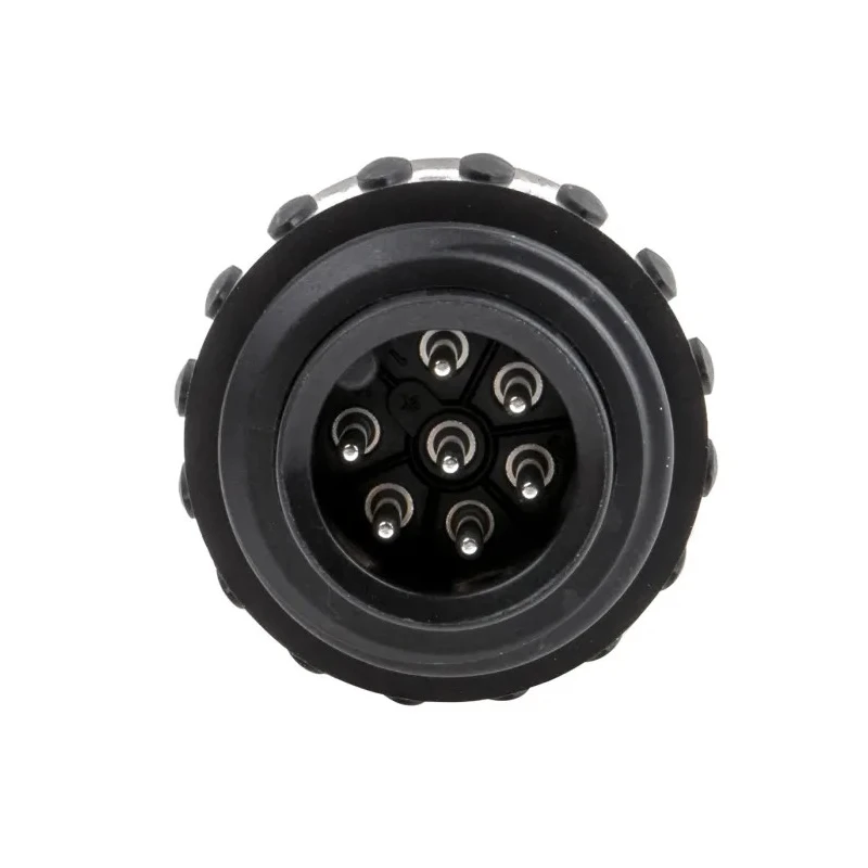 Amphenol Industrial Circular Connector, 6 Contacts, Cable Mount, Plug Male, Threaded Coupling, 10A, 250V C016 30H006 110 12