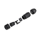 Amphenol Industrial Circular Connector, 6 Contacts, Cable Mount, Plug Male, Threaded Coupling, 10A, 250V C016 30H006 110 12