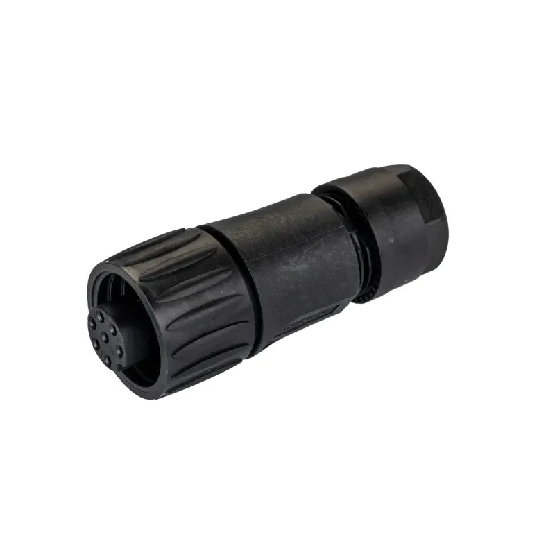 Amphenol Industrial Circular Connector Cable Mount Socket Female 6 Contacts 250V 10A Threaded Coupling C016 30D006 110 12