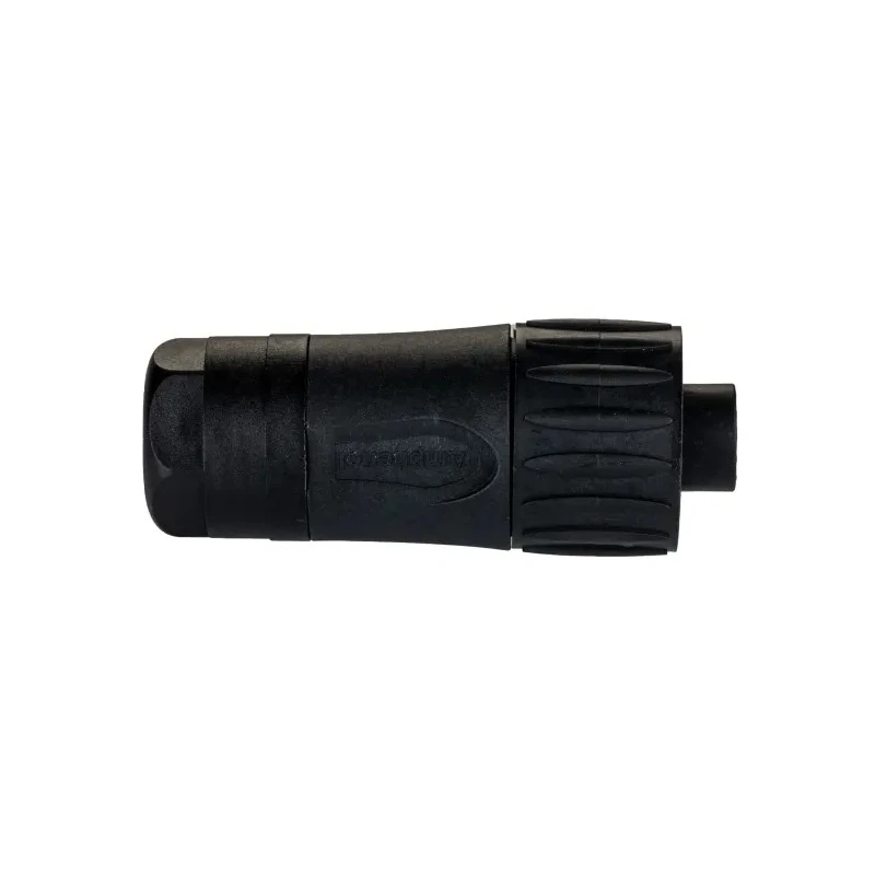 Amphenol Industrial Circular Connector Cable Mount Socket Female 6 Contacts 250V 10A Threaded Coupling C016 30D006 110 12