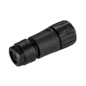 Amphenol Industrial Circular Connector Cable Mount Socket Female 6 Contacts 250V 10A Threaded Coupling C016 30D006 110 12