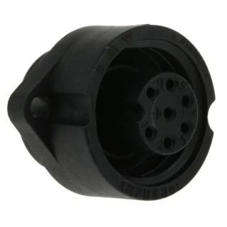 Amphenol Industrial Circular Connector, 6 Contacts, Panel Mount, Socket, Female, IP67, Polymer Housing C016 30G006 100 12