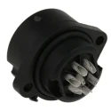 Amphenol Industrial Circular Connector, 6 Contacts, Panel Mount, Socket, Female, IP67, Polymer Housing C016 30G006 100 12
