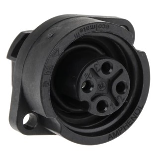 Amphenol Industrial Circular Connector 3 Contacts Panel Mount Socket Female IP67 400V 16A Ecomate M C016 20G003 100 12