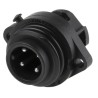 RS PRO Circular Connector 3 Contacts Panel Mount Plug Male IP67 Ecomate M Series C016 20C003 100 12