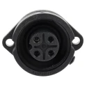 Amphenol Industrial Circular Connector 3 Contacts Panel Mount Socket Female IP67 400V 16A Ecomate M C016 20G003 100 12
