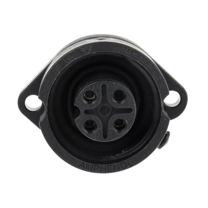 Amphenol Industrial Circular Connector 3 Contacts Panel Mount Socket Female IP67 400V 16A Ecomate M C016 20G003 100 12
