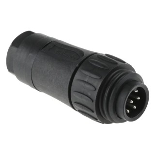 Amphenol Industrial Industrial Circular Connector 6 Contacts Cable Standard Plug Male IP67 Ecomate M C016 30H006 100 12