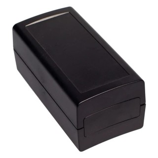 RS PRO Black ABS General Purpose Enclosure IP53 IK07 51.5 mm x 120.8 mm x 60.7 mm 192-0807