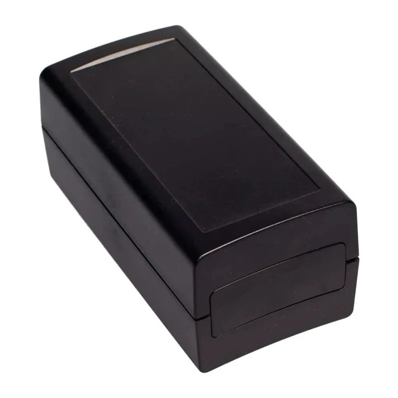 RS PRO Black ABS General Purpose Enclosure IP53 IK07 51.5 mm x 120.8 mm x 60.7 mm 192-0807