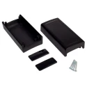 RS PRO Black ABS General Purpose Enclosure IP53 IK07 51.5 mm x 120.8 mm x 60.7 mm 192-0807
