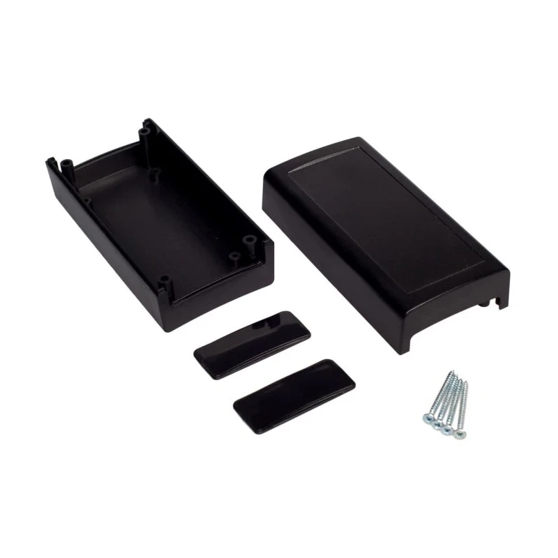 RS PRO Black ABS General Purpose Enclosure IP53 IK07 51.5 mm x 120.8 mm x 60.7 mm 192-0807