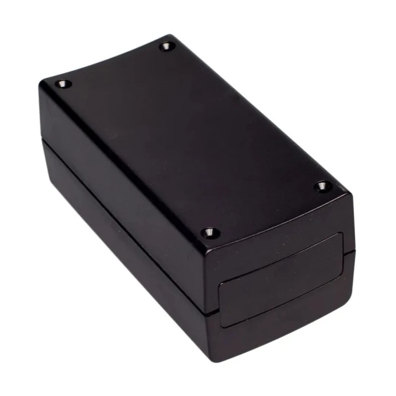RS PRO Black ABS General Purpose Enclosure IP53 IK07 51.5 mm x 120.8 mm x 60.7 mm 192-0807