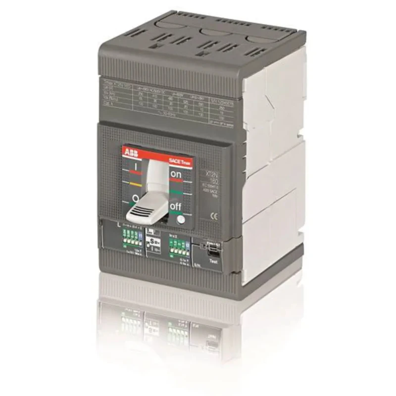 ABB Molded Case Circuit Breaker Tmax XT XT2N 160 Ekip LS/I 3-Pole 160A Breaking Capacity 65 kA XT2N
