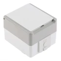Siemens 16A Grey 1 Gang Plug Socket DELTA Outdoor Type F 5UB4711