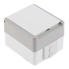 Siemens 16A Grey 1 Gang Plug Socket DELTA Outdoor Type F 5UB4711