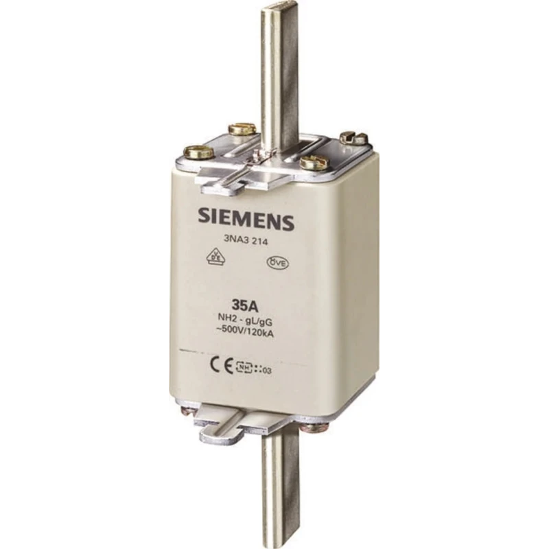 Siemens NH Fuse 125A, Size NH2, gG Type, 500V AC, High Rupture Capacity 3NA3232