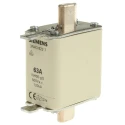 Siemens 63A NH Fuse NH00 500V AC High Rupture Capacity Tag Fuse 