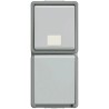 Siemens 16A Grey 1 Gang Plug Socket DELTA Outdoor Type F - German Schuko 5TD4811