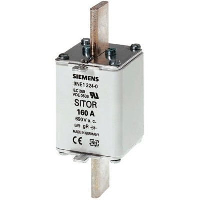 Siemens 125A Centred Tag Fuse NH00 690V AC 