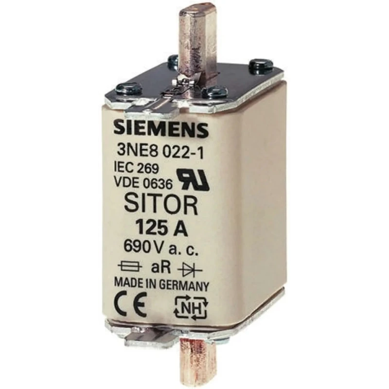 Siemens 160A Centred Tag Fuse NH00 690V ac 