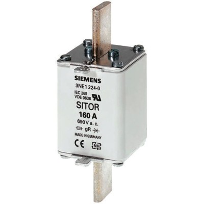 Siemens 250A Centred Tag Fuse NH1 690V ac 3NE1227-0