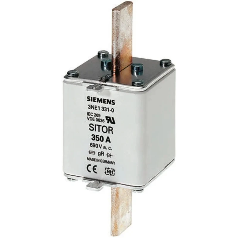 Siemens 450A Centred Tag Fuse NH2 690V AC High Rupture Capacity Blade Tag 3NE1333-0