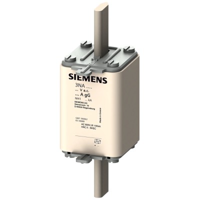 Siemens 250A NH Fuse NH1 500V AC, High Rupture Capacity 3NA3144