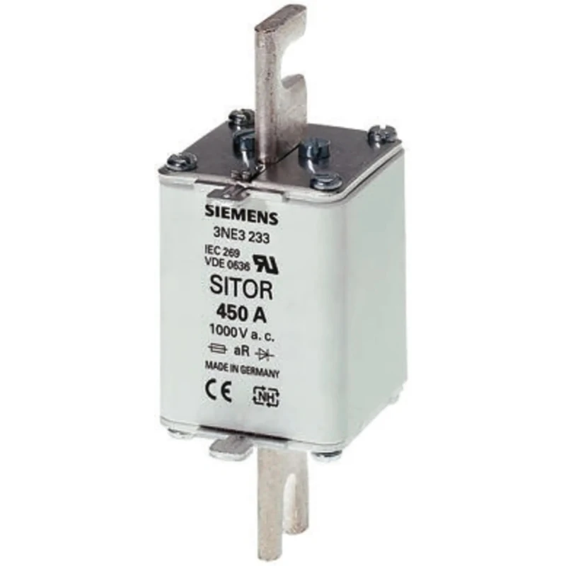 Siemens 400A NH Fuse NH1 1kV High Rupture Capacity Slotted Tag 3NE3232-0B