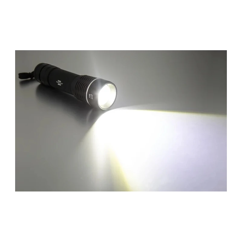 brennenstuhl Rechargeable LED Torch Black Aluminium Housing 1250 lm USB 1178600800
