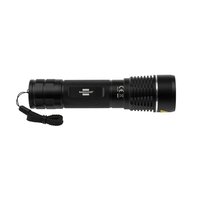 brennenstuhl Rechargeable LED Torch Black Aluminium Housing 1250 lm USB 1178600800