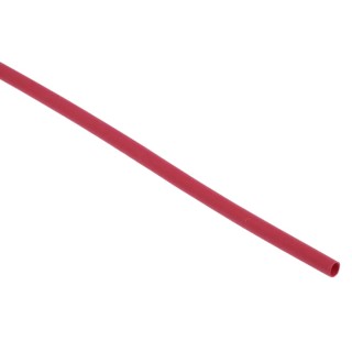 RS PRO Red Polyolefin Heat Shrink Tubing 2.4 mm Sleeve Diameter, 1.2 m Length, 2:1 Shrink Ratio 397-994