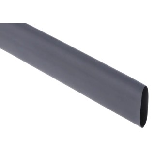 RS PRO Heat Shrink Tubing Black 25.4 mm Sleeve Diameter 1.2 m Length 2:1 Shrink Ratio 398-149
