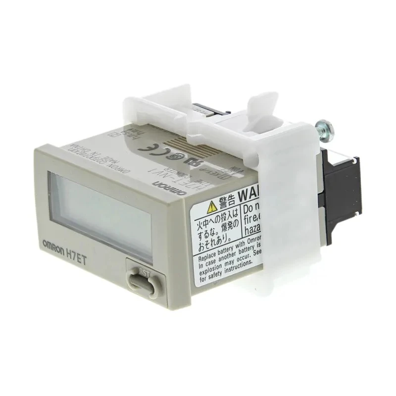 Omron 7 Digit 8.6mm Digit Height 24 x 48 mm Panel Mount Electronic Counter H7ET-NV1