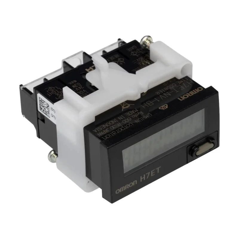 Omron 7 Digit Counter with Manual Reset, 8.6mm Digit Height, Series H7E H7ET-NV1-BH