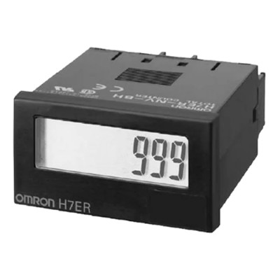 Omron 4 Digit Counter, 8.6mm Digit Height, 1 kHz Max Count Frequency H7ER