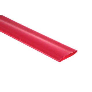 RS PRO Heat Shrink Tubing Red 38.1 mm Sleeve Diameter 1.2 m Length 2:1 Shrink Ratio 398-240
