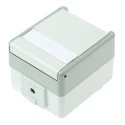 Siemens 16A Grey 1 Gang Plug Socket DELTA Outdoor Type F 5UB4713